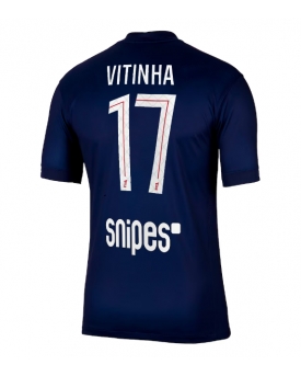 Billige Fotballdrakt Paris Saint-Germain Vitinha #17 Replika Hjemmedrakt 2025-26 Kortermet Billige Fotballdrakt Paris Saint-Germain Vitinha #17 Replika Hjemmedrakt 2025-26 Kortermet